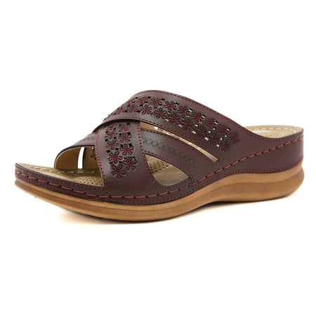 Women‘s Embroidered Wedge Heel Slides Sandals Faux Leather Open Toe Sandals Women‘s Footwear
Women‘s Embroidered Wedge Heel Slides Sandals Faux Leather Open Toe Sandals Women‘s Footwear