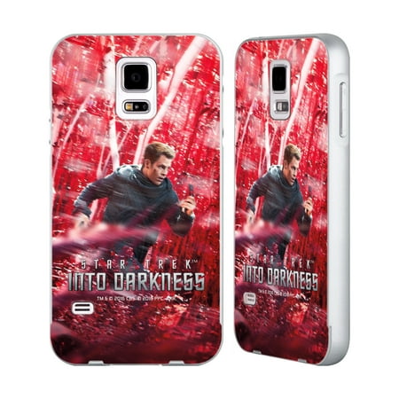 OFFICIAL STAR TREK POSTERS INTO DARKNESS XII SILVER ALUMINIUM BUMPER SLIDER CASE FOR SAMSUNG PHONES