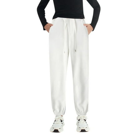 YDOJG Pants for Boys Girls Active Pants Jogger Sweatpants With Pockets Warm Kids Trousers Casual Solid Pants White 6-7 Years
YDOJG Pants for Boys Girls Active Pants Jogger Sweatpants With Pockets Warm Kids Trousers Casual Solid Pants White 6-7 Years