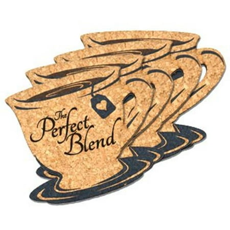 Ducky Days 8497192 4.5 x 4 in. The Perfect Blend Tea Cup Cork Coaster Wedding Favors - Set of 4
Ducky Days 8497192 4.5 x 4 in. The Perfect Blend Tea Cup Cork Coaster Wedding Favors - Set of 4