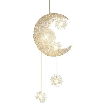 Leadrop Moon Star LED Lamp Creative Shape Flicker-Free Energy-saving Simple Installation Hanging Light Lighting Fixture Room Decoration
Leadrop Moon Star LED Lamp Creative Shape Flicker-Free Energy-saving Simple Installation Hanging Light Lighting Fixture Room Decoration