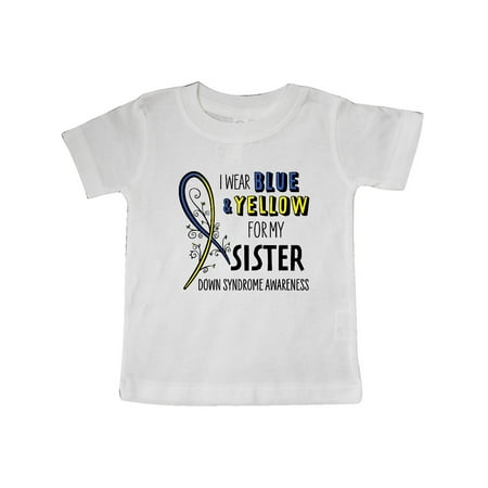 Inktastic I Wear Blue and Yellow for my Sister- Down Syndrome awareness Gift Baby Boy or Baby Girl T-Shirt
Inktastic I Wear Blue and Yellow for my Sister- Down Syndrome awareness Gift Baby Boy or Baby Girl T-Shirt