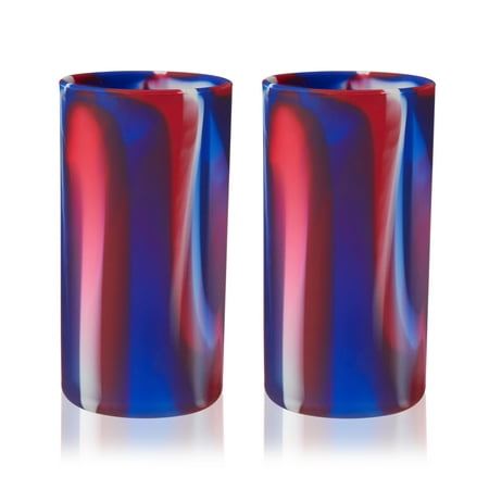 True Flexi Tie Dye Aerating Silicone Highball Tumblers Reusable Highball Tumblers 19 Ounces Set of 2 Dishwasher Safe Drinkware Multicolor
True Flexi Tie Dye Aerating Silicone Highball Tumblers Reusable Highball Tumblers 19 Ounces Set of 2 Dishwasher Safe Drinkware Multicolor
