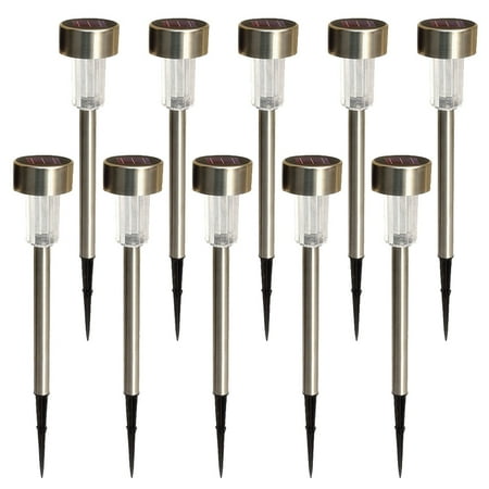 10pcsMini Solar LED Garden Lights Stainless Steel Outdoor Solar Power Pathway Lights Yard Driveway Landscape Lights (White Light
10pcsMini Solar LED Garden Lights Stainless Steel Outdoor Solar Power Pathway Lights Yard Driveway Landscape Lights (White Light