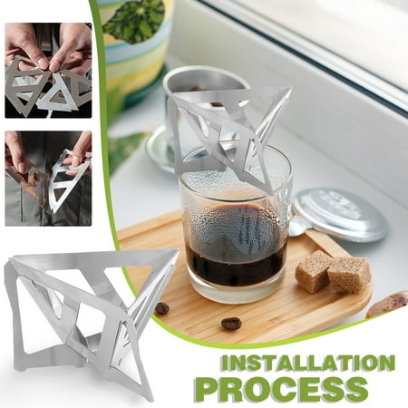 Ovzne Coffee Drip Rack Outdoor Camping Portable Stainless Steel Folding Funnel Filter Cup Coffee Stove Coffee Grounds Filter
Ovzne Coffee Drip Rack Outdoor Camping Portable Stainless Steel Folding Funnel Filter Cup Coffee Stove Coffee Grounds Filter