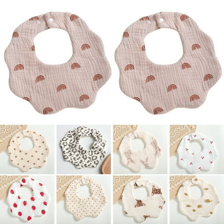 Waroomhouse Baby Bib Cute Dirt Resistant Soft Newborn Feeding Gauze Cloths Muslin Bib New-parent Gift
Waroomhouse Baby Bib Cute Dirt Resistant Soft Newborn Feeding Gauze Cloths Muslin Bib New-parent Gift