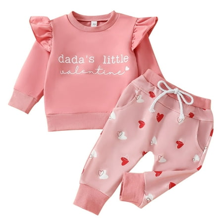 JUMESG Girls Clothing Sets Little Girls Kids 2 Pieces Long Sleeve Top Pants Leggings Clothes Set Outfits (Pink 0-6 Months)
JUMESG Girls Clothing Sets Little Girls Kids 2 Pieces Long Sleeve Top Pants Leggings Clothes Set Outfits (Pink 0-6 Months)