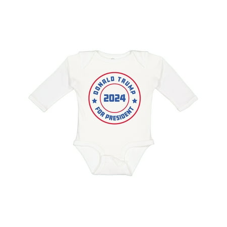 Inktastic Trump for President 2024 Badge Red White and Blue Gift Baby Boy or Baby Girl Long Sleeve Bodysuit
Inktastic Trump for President 2024 Badge Red White and Blue Gift Baby Boy or Baby Girl Long Sleeve Bodysuit