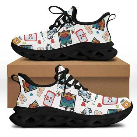 Cute Cartoon Nurse Girl Medical Design Women Lace up Sneaker Free Mesh Flat Shoes for Ladies Zapatillas Hot 2024
Cute Cartoon Nurse Girl Medical Design Women Lace up Sneaker Free Mesh Flat Shoes for Ladies Zapatillas Hot 2024