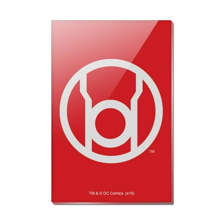Green Lantern Blackest Night Red Lantern Logo Rectangle Acrylic Fridge Refrigerator Magnet
Green Lantern Blackest Night Red Lantern Logo Rectangle Acrylic Fridge Refrigerator Magnet