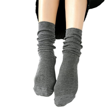 Women Cotton Stocking Ladies Solid Color Long Tube Socks Loose Socks for Spring Autumn Winter
Women Cotton Stocking Ladies Solid Color Long Tube Socks Loose Socks for Spring Autumn Winter