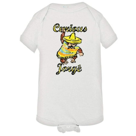 PleaseMeTees™ Baby Curious Jorge George Funny Mexican Sombrero HQ Jumper