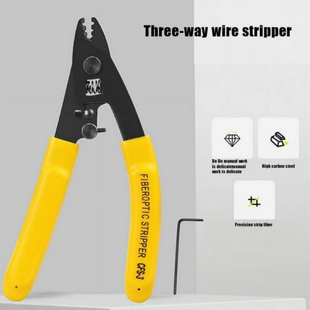 CFS-3 Three-port Fiber Optical Stripper Pliers Wire Strippers for FTTH Stripping
CFS-3 Three-port Fiber Optical Stripper Pliers Wire Strippers for FTTH Stripping