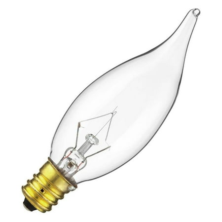 Sunlite 01367 - 15CFC/3 01367-SU B10 Decor Torpedo Light Bulb