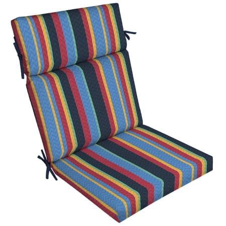 Arden Selections DriWeave Tuscan Stripe 44 x 21 in. Outdoor High Back Chair Cushion