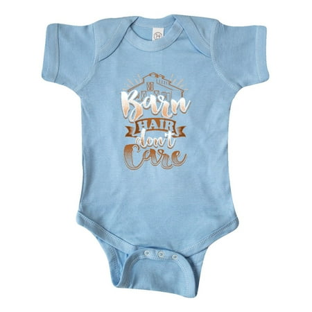 Inktastic Horse Lover Barn Hair Don t Care Gift Baby Boy or Baby Girl Bodysuit