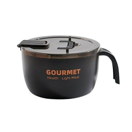 HEMOTON 1Pc School Bowl Instant Noodle Bowl Soup Bowl Practical Serving Bowl (Black)
HEMOTON 1Pc School Bowl Instant Noodle Bowl Soup Bowl Practical Serving Bowl (Black)