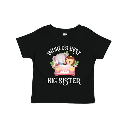Inktastic World s Best Big Sister - Lion and Elephant Gift Toddler Toddler Girl T-Shirt
Inktastic World s Best Big Sister - Lion and Elephant Gift Toddler Toddler Girl T-Shirt