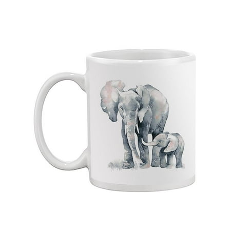 Elephant Mother And Baby Mug - SPIdeals Designs