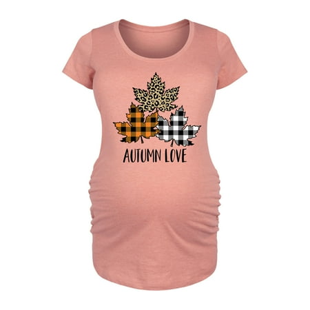 Bloom Maternity - Autumn Love - Maternity Scoop Neck T-Shirt
