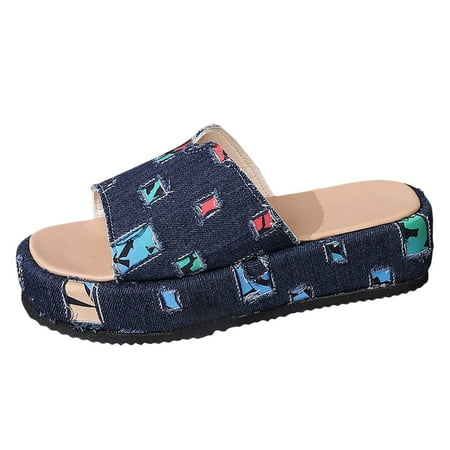 Xboschi Platform Sandals Women Sandals for Women 2024 Women s Casual Retro Old Fabric Thick Bottom Beach Large Size Sandals Slippers
Xboschi Platform Sandals Women Sandals for Women 2024 Women s Casual Retro Old Fabric Thick Bottom Beach Large Size Sandals Slippers