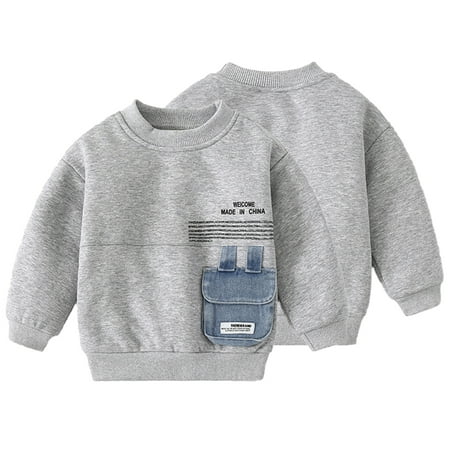 AJZIOJIRO Toddler Kids Winter Fleece Sweatshirt Top for Boys Girls 1-7Y Baby Long-Sleeved Round Neck Warm Sweatsuit Unisex Kid Plush Warmth Fall WinterPullover Top
AJZIOJIRO Toddler Kids Winter Fleece Sweatshirt Top for Boys Girls 1-7Y Baby Long-Sleeved Round Neck Warm Sweatsuit Unisex Kid Plush Warmth Fall WinterPullover Top