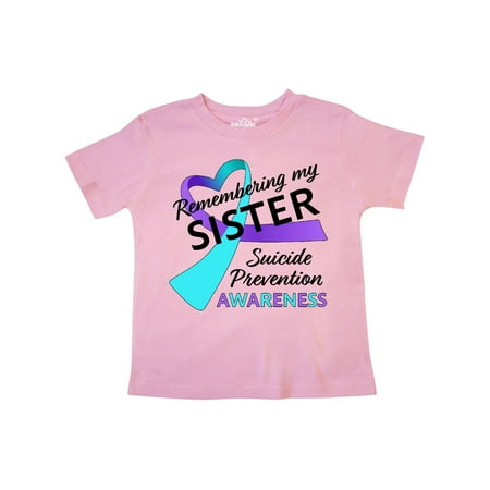 Inktastic Remembering my Sister- suicide prevention awareness Gift Toddler Boy or Toddler Girl T-Shirt
Inktastic Remembering my Sister- suicide prevention awareness Gift Toddler Boy or Toddler Girl T-Shirt