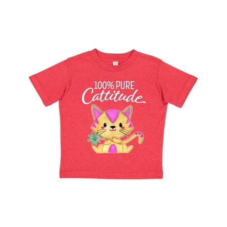 Inktastic Cute Cat with Flower-100 Percent Pure Cattitude Gift Toddler Boy or Toddler Girl T-Shirt
Inktastic Cute Cat with Flower-100 Percent Pure Cattitude Gift Toddler Boy or Toddler Girl T-Shirt