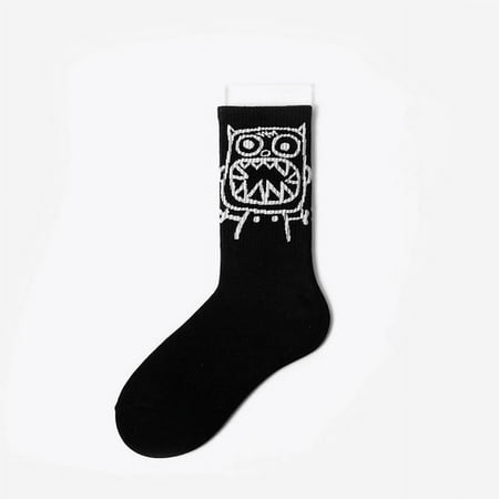 Meias Letter Face Street Fashion Creative Sokken Wholesale