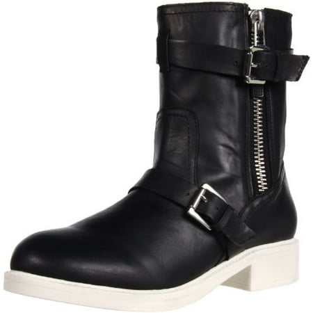 Pour La Victoire Women s Montero Buckled Boot Black/White 6.5 M US