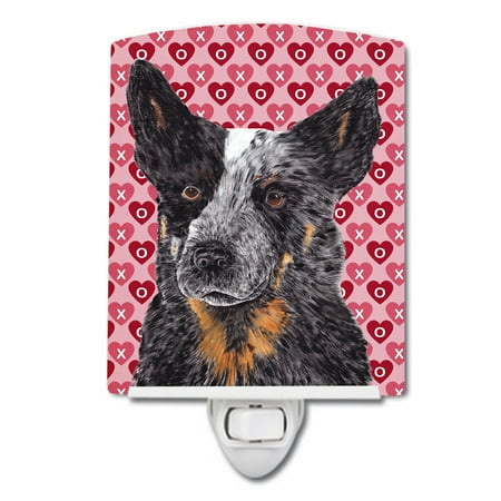 Caroline s Treasures SC9243CNL Australian Cattle Dog Hearts Love Valentine s Day Ceramic Night Light 6x4x3 multicolor
Caroline s Treasures SC9243CNL Australian Cattle Dog Hearts Love Valentine s Day Ceramic Night Light 6x4x3 multicolor