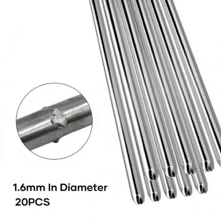 Dheera Solution Welding Flux-Cored Rods 1.6/2mm 20/50pcs Aluminum Brazing/Welding Rods Repairing Tools(1.6mm 20PCS)
Dheera Solution Welding Flux-Cored Rods 1.6/2mm 20/50pcs Aluminum Brazing/Welding Rods Repairing Tools(1.6mm 20PCS)