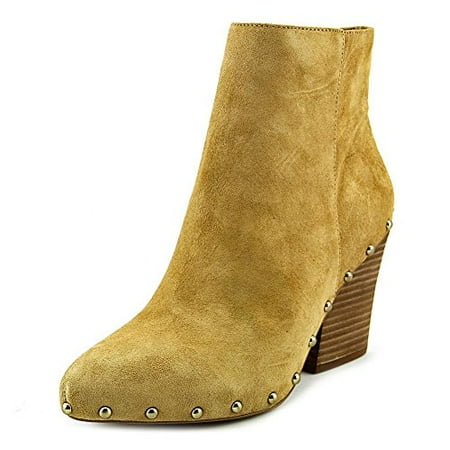 BCBGeneration Jonnie Women Pointed Toe Leather Bootie Wheat 5.5