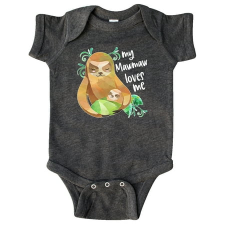 Inktastic My Mawmaw Loves Me Cute Sloth and Baby Gift Baby Boy or Baby Girl Bodysuit
Inktastic My Mawmaw Loves Me Cute Sloth and Baby Gift Baby Boy or Baby Girl Bodysuit