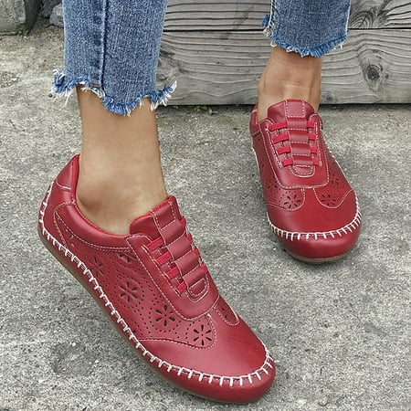 YOUSNH European and American Foreign Trade New Women s Shoes Retro Art Hollow Anti Soft Sole Women s Single Shoes Lace up Casual Shoes Sneakers for Women Red 8.5
YOUSNH European and American Foreign Trade New Women s Shoes Retro Art Hollow Anti Soft Sole Women s Single Shoes Lace up Casual Shoes Sneakers for Women Red 8.5