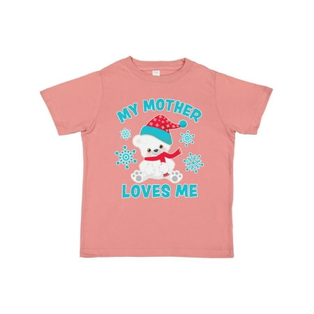 Inktastic Polar Bear My Mother Loves Me in Santa Hat with Snowflakes Gift Toddler Boy or Toddler Girl T-Shirt
Inktastic Polar Bear My Mother Loves Me in Santa Hat with Snowflakes Gift Toddler Boy or Toddler Girl T-Shirt