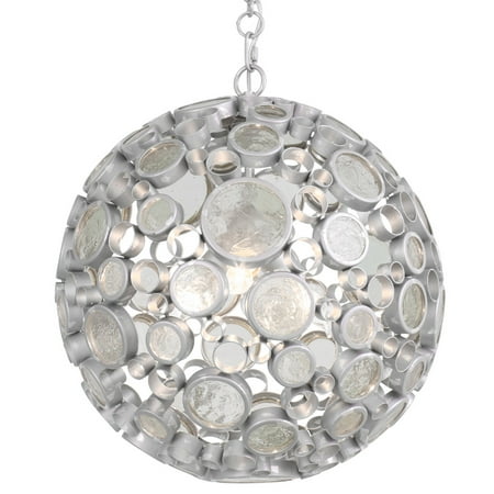 Varaluz 265P03NV Fascination 3 Light 18 inch Pendant Nevada
