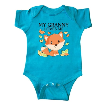 Inktastic My Granny Loves Me- Little Fox Gift Baby Boy or Baby Girl Bodysuit 
Inktastic My Granny Loves Me- Little Fox Gift Baby Boy or Baby Girl Bodysuit