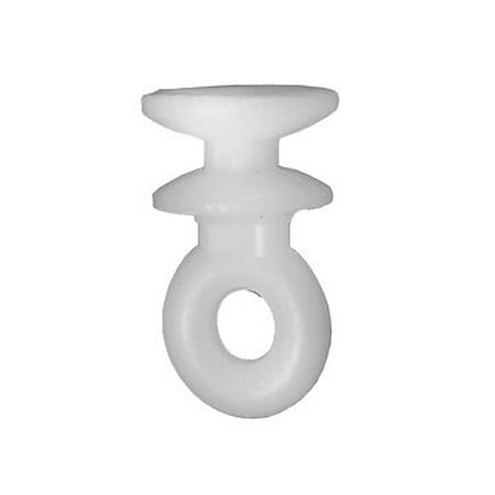 RV Designer A102 Large Drape Sliding Eye Carrier - White - 14 Pack