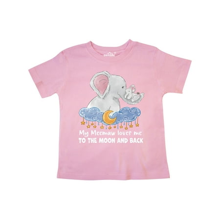 Inktastic My Meemaw Loves me to the Moon and Back Elephant Family Gift Toddler Boy or Toddler Girl T-Shirt
Inktastic My Meemaw Loves me to the Moon and Back Elephant Family Gift Toddler Boy or Toddler Girl T-Shirt