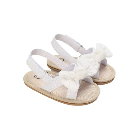 Binpure Baby Girls Summer Sandals Cotton Bowknot Open-Toe Sandals with Nonslip Soles
Binpure Baby Girls Summer Sandals Cotton Bowknot Open-Toe Sandals with Nonslip Soles