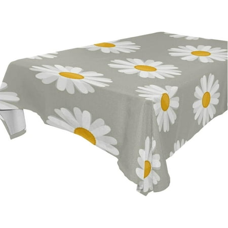 Hyjoy Daisy Flower Tablecloth Waterproof Washable Polyester Square Table Cover Durable Tablecloth for Kitchen Dining Table Party Decor (60 X 60 Inch)
Hyjoy Daisy Flower Tablecloth Waterproof Washable Polyester Square Table Cover Durable Tablecloth for Kitchen Dining Table Party Decor (60 X 60 Inch)