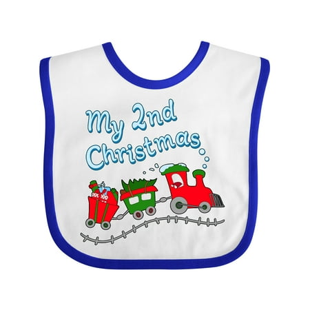 Inktastic My 2nd Christmas Train with Presents and Tree Gift Baby Boy or Baby Girl Bib
Inktastic My 2nd Christmas Train with Presents and Tree Gift Baby Boy or Baby Girl Bib