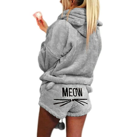 Dasbsug Women Girls Plus Size Winter Thicken Pajamas Set Cute for Cat Meow Embroidered S
Dasbsug Women Girls Plus Size Winter Thicken Pajamas Set Cute for Cat Meow Embroidered S