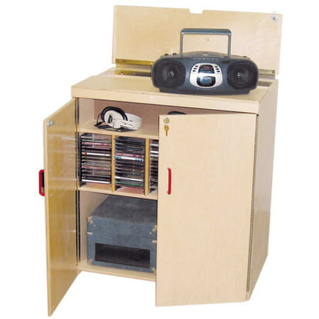 Wood Designs Lock-It-Up Center Audio Cabinet