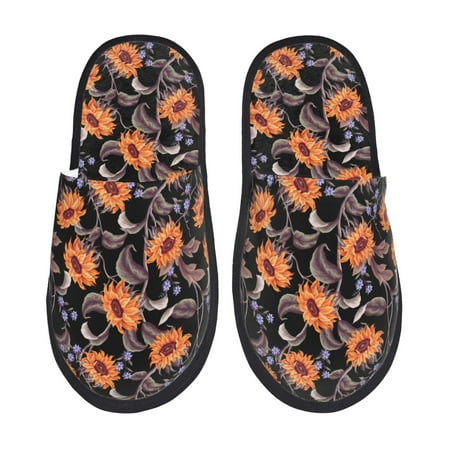 Yiaed Sunflowers Print Unisex House Slippers Slip on Warm Shoes Indoor Outdoor with Anti-slip sole-Medium
Yiaed Sunflowers Print Unisex House Slippers Slip on Warm Shoes Indoor Outdoor with Anti-slip sole-Medium