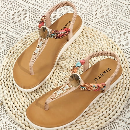 XIAQUJ Women Sandals Bohemian Style Sandals Flat Bottom Comfortable Light Non Slip Sole Large Size Sandals Sandals for Women Pink 8(39)
XIAQUJ Women Sandals Bohemian Style Sandals Flat Bottom Comfortable Light Non Slip Sole Large Size Sandals Sandals for Women Pink 8(39)