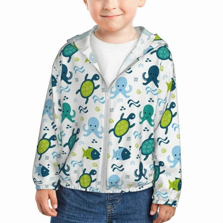 Lukts Cartoon Sea Creatures Print Children s Long-Sleeved Sun Protection Clothing Hooded Sweatshirts for Boys and Girls Outdoor Sports-3 Years
Lukts Cartoon Sea Creatures Print Children s Long-Sleeved Sun Protection Clothing Hooded Sweatshirts for Boys and Girls Outdoor Sports-3 Years