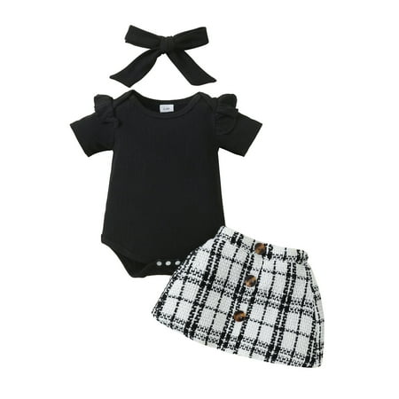 LNMQLPDBS Girl Clothes Baby Short Sleeve Top Skirt Set Solid Color Triangle Dress Gold Silk Skirt Pure White Dress Plaid Skirt Toddler Clothes For Girls
LNMQLPDBS Girl Clothes Baby Short Sleeve Top Skirt Set Solid Color Triangle Dress Gold Silk Skirt Pure White Dress Plaid Skirt Toddler Clothes For Girls