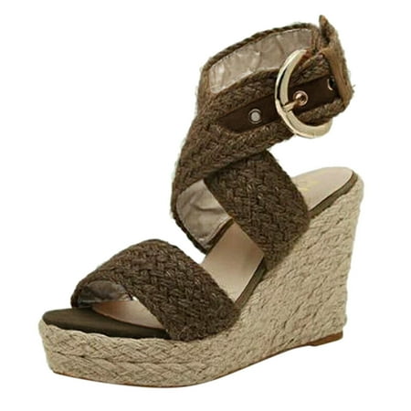 Sandals For Women Ladies Fashion Solid Wedges Casual Buckle Strap Roman Shoes Sandals Women Wedge Sandals Size 7.5 Clear Heel Sandals for Women
Sandals For Women Ladies Fashion Solid Wedges Casual Buckle Strap Roman Shoes Sandals Women Wedge Sandals Size 7.5 Clear Heel Sandals for Women